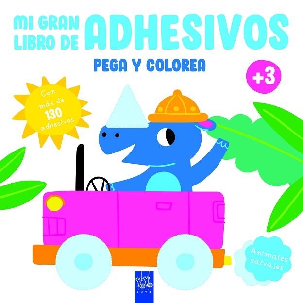 ANIMALES SALVAJES. MI GRAN LIBRO DE ADHESIVOS | 9788408234623 | YOYO | Llibreria La Gralla | Llibreria online de Granollers