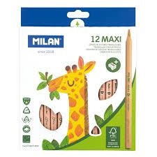 CAIXA 12 COLORS MILAN MAXI FSC 100% | 8411574087670 | 07226212FSC | Llibreria La Gralla | Llibreria online de Granollers