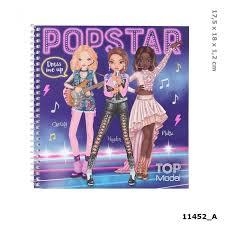 QUADERN TOP MODEL CALCOMANIES POPSTAR | 4010070575571 | TOP11452 | Llibreria La Gralla | Librería online de Granollers