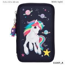 PLUMIER TRIPLE TOP MODEL UNICORNI YLVI AND THE MINIMOOMIS BLAU | 4010070560744 | TOP11167 | Llibreria La Gralla | Llibreria online de Granollers