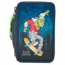 PLUMIER TRIPLE DINO WORLD SKATER | 4010070450984 | TOP11110 | Llibreria La Gralla | Librería online de Granollers