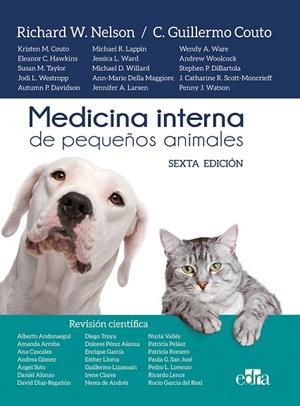 MEDICINA INTERNA DE PEQUEÑOS ANIMALES 6ª ED | 9788418339240 | NELSON, RICHARD W./COUTO, C. GUILLERMO | Llibreria La Gralla | Librería online de Granollers