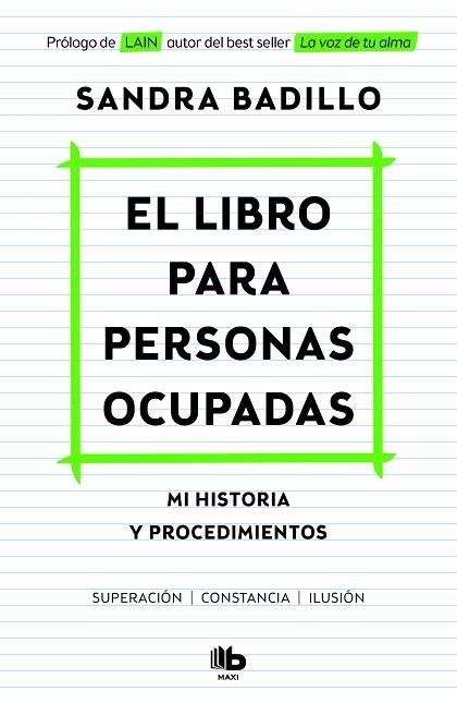 LIBRO PARA PERSONAS OCUPADAS, EL  | 9788413142494 | BADILLO, SANDRA | Llibreria La Gralla | Llibreria online de Granollers