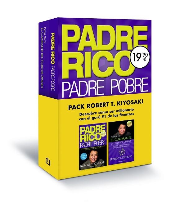 PADRE RICO, PADRE POBRE Y EL CUADRANTE DEL FLUJO DE DINERO (PACK) | 9788466358033 | KIYOSAKI, ROBERT T. | Llibreria La Gralla | Librería online de Granollers
