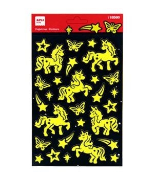 ADHESIUS APLI UNICORN LUMINISCENT | 8410782185604 | 18560 | Llibreria La Gralla | Llibreria online de Granollers