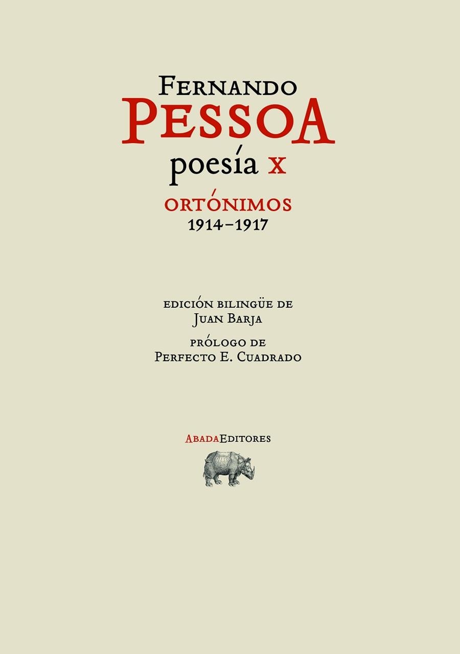 POESÍA X. ORTÓNIMOS 1914-1917 | 9788417301736 | PESSOA, FERNANDO | Llibreria La Gralla | Llibreria online de Granollers