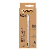 PACK BOLIGRAF BIC CRISTAL METAL BLAU+ 2 RECANVIS | 3086123640139 | 997202 | Llibreria La Gralla | Llibreria online de Granollers