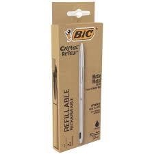 PACK BOLIGRAF BIC CRISTAL METAL NEGRE+ 2 RECANVIS | 3086123640122 | 997201 | Llibreria La Gralla | Librería online de Granollers