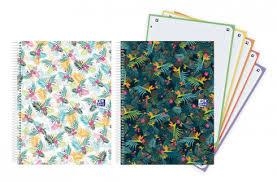 LLIBRETA NBOOK 5 A4 120 F 90G OXFORD FLORS | 8412771037598 | 400147952 | Llibreria La Gralla | Llibreria online de Granollers