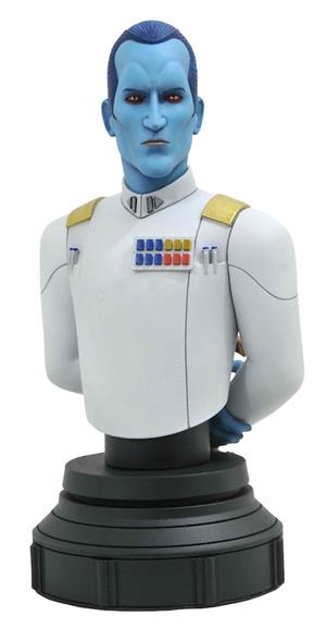 GRAND ADMIRAL THRAWN MINI BUSTO RESINA 15 CM 1/7 SCALE STAR WARS REBELS ANIMATED | 0699788838792 | DIAMOND SELECT TOYS | Llibreria La Gralla | Librería online de Granollers