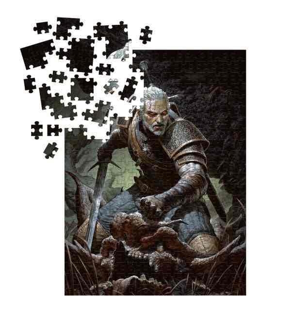 GERALT PUZZLE 1000 PIEZAS THE WITCHER 3: WILD HUNT | 0761568008159 | DARK HORSE | Llibreria La Gralla | Librería online de Granollers