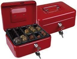 CAIXA FORTA Q-CONNECT 200X160 VERMELL | 5705831033184 | KF03318 | Llibreria La Gralla | Llibreria online de Granollers