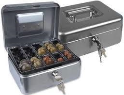 CAIXA FORTA Q-CONNECT 200X160 GRIS | 5705831033207 | KF03320 | Llibreria La Gralla | Llibreria online de Granollers