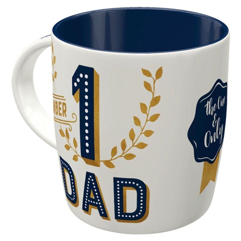 TASSA CERAMICA WORD BEST DAD EVER | 4036113430553 | NOSTALGIC ART | Llibreria La Gralla | Librería online de Granollers