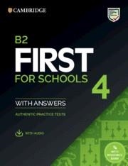 B2 FIRST FOR SCHOOLS 4. STUDENT'S BOOK WITH ANSWERS WITH AUDIO WITH RESOURCE BAN | 9781108780100 | ANÓNIMO | Llibreria La Gralla | Llibreria online de Granollers