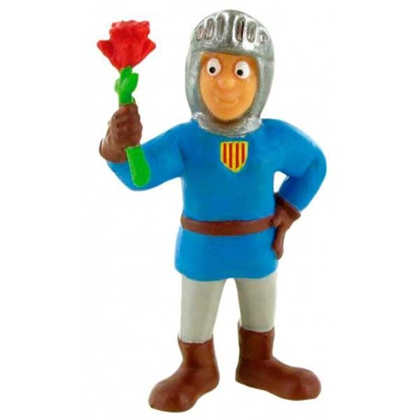 FIGURA MINI COMANSI SANT JORDI I ROSA | 8412906973074 | 064555 | Llibreria La Gralla | Librería online de Granollers