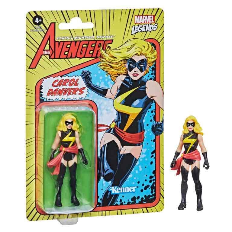 CAPITANA MARVEL FIGURA 9.5 CM MARVEL LEGENDS RETRO F26515X0 | 5010993842568 | HASBRO | Llibreria La Gralla | Llibreria online de Granollers