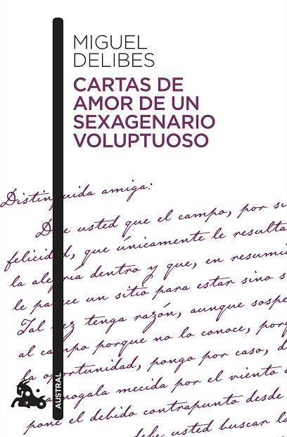 CARTAS DE AMOR DE UN SEXAGENARIO VOLUPTUOSO | 9788423357857 | DELIBES, MIGUEL | Llibreria La Gralla | Llibreria online de Granollers