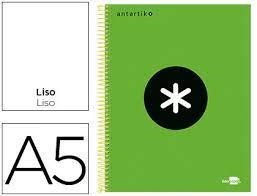 LLIBRETA ANTARTIK A5 FULL BLANC 120F VERDA | 8423473746398 | Llibreria La Gralla | Librería online de Granollers