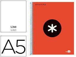 LLIBRETA ANTARTIK A5 FULL BLANC 120F VERMELL | 8423473746336 | Llibreria La Gralla | Librería online de Granollers
