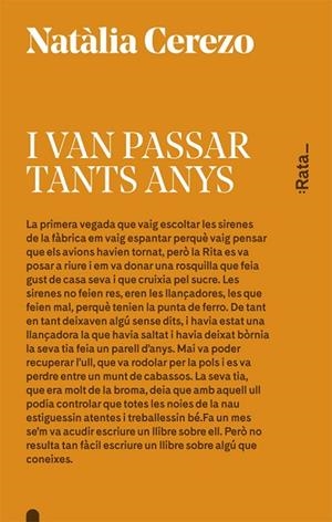 I VAN PASSAR TANTS ANYS | 9788416738045 | CEREZO, NATÀLIA | Llibreria La Gralla | Llibreria online de Granollers
