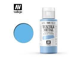 PINTURA TEXTILE VALLEJO 60ML BLAU METAL·LIC | 8429551405454 | 40545 | Llibreria La Gralla | Llibreria online de Granollers