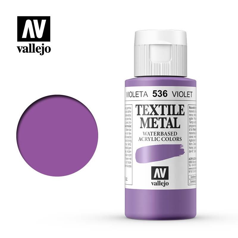 PINTURA TEXTILE VALLEJO 60ML VIOLETA METALL | 8429551405362 | 40536 | Llibreria La Gralla | Llibreria online de Granollers