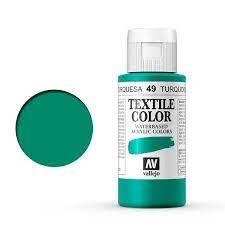 PINTURA TEXTILE VALLEJO 60ML TURQUESA | 8429551400497 | 40049 | Llibreria La Gralla | Librería online de Granollers