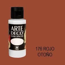 ART DECO VALLEJO 60ML 176 VERMELL TARDOR | 8429551851763 | 85176 | Llibreria La Gralla | Llibreria online de Granollers