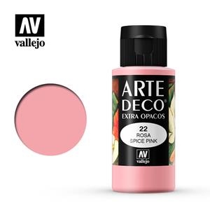 ART DECO VALLEJO 60ML 022 ROSA | 8429551850223 | 85022 | Llibreria La Gralla | Librería online de Granollers