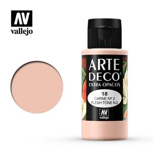 ART DECO VALLEJO 60ML 018 CARN Nº2 | 8429551850186 | 85018 | Llibreria La Gralla | Librería online de Granollers