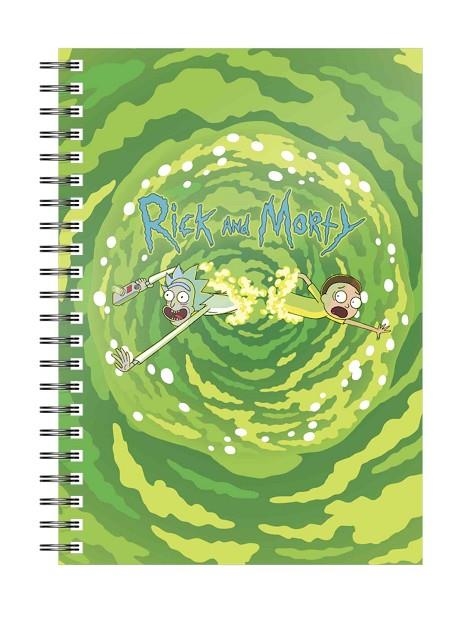 LLIBRETA MAB ESPIRALS RICK AND MORTY LOGO PORTAL | 8435450246579 | SD TOYS | Llibreria La Gralla | Llibreria online de Granollers