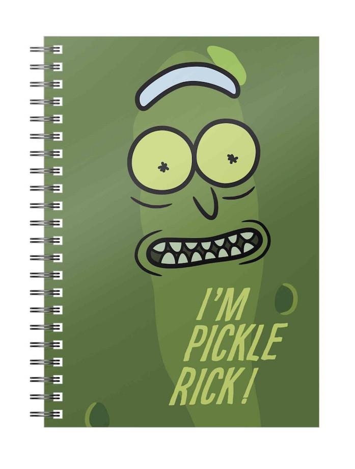 LLIBRETA AMB ESPIRALS RICK AND MORTY "I'M PICKLE RICK!" | 8435450246586 | SD TOYS | Llibreria La Gralla | Librería online de Granollers