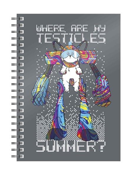 LLIBRETA ESPIRAL RICK AND MORTY WHERE ARA MY TESTICLES SUMMER? | 8435450246647 | SD TOYS | Llibreria La Gralla | Librería online de Granollers