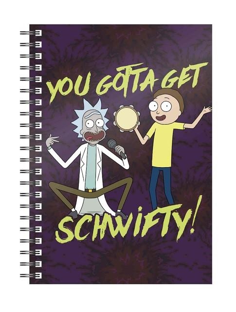 LLIBRETA ESPIRAL RICK AND MORTY YOU GOTTA GET SCHWIFTY! | 8435450246623 | SD TOYS | Llibreria La Gralla | Librería online de Granollers