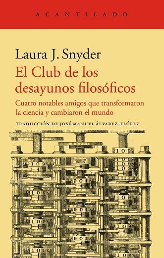 CLUB DE LOS DESAYUNOS FILOSÓFICOS, EL | 9788418370250 | SNYDER, LAURA J. | Llibreria La Gralla | Llibreria online de Granollers