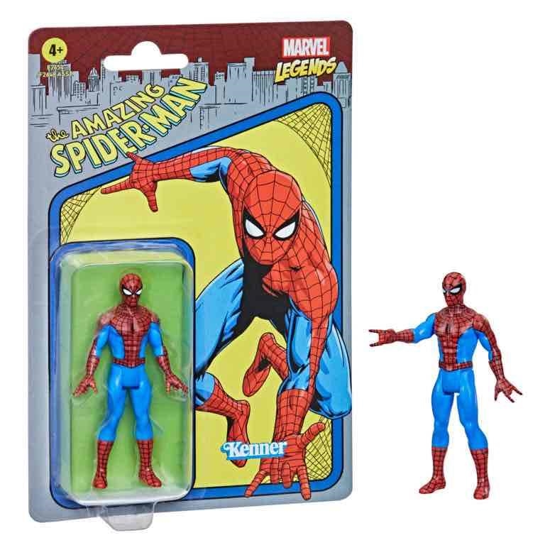 SPIDER-MAN FIGURA 9.5 CM MARVEL LEGENDS RETRO F26545X0 | 5010993842582 | HASBRO GAMING | Llibreria La Gralla | Librería online de Granollers