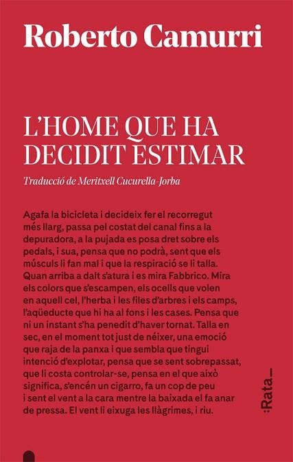 HOME QUE HA DECIDIT ESTIMAR, L' | 9788416738533 | CAMURRI, ROBERTO | Llibreria La Gralla | Librería online de Granollers
