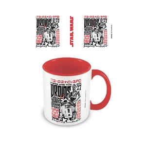 TAZA DESAYUNO COLOR STAR WARS DROIDES ROJA | 5050574252638 | PYRAMID | Llibreria La Gralla | Llibreria online de Granollers