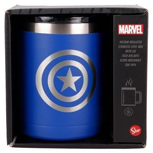 TAZA TERMO MARVEL ESCUDO CAPITAN AMERICA | 8412497010271 | STOR | Llibreria La Gralla | Librería online de Granollers