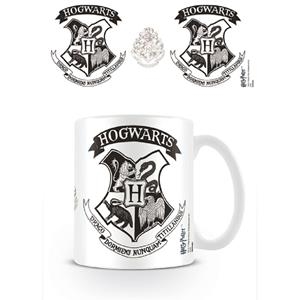 TAZA DESAYUNO HARRY POTTER ESCUDO HOGWARTS NEGRO | 5050574223843 | PYRAMID | Llibreria La Gralla | Llibreria online de Granollers
