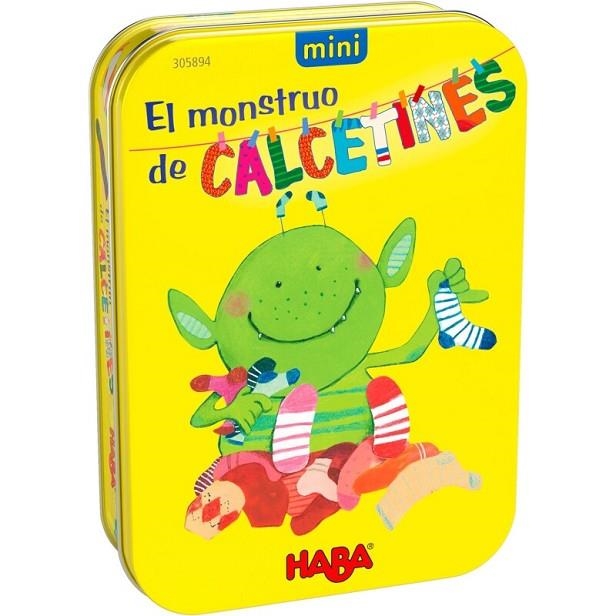 MONSTRUO DE LOS CALCETINES, EL (EDICIÓN MINI) | 4010168254340 | HABA | Llibreria La Gralla | Llibreria online de Granollers