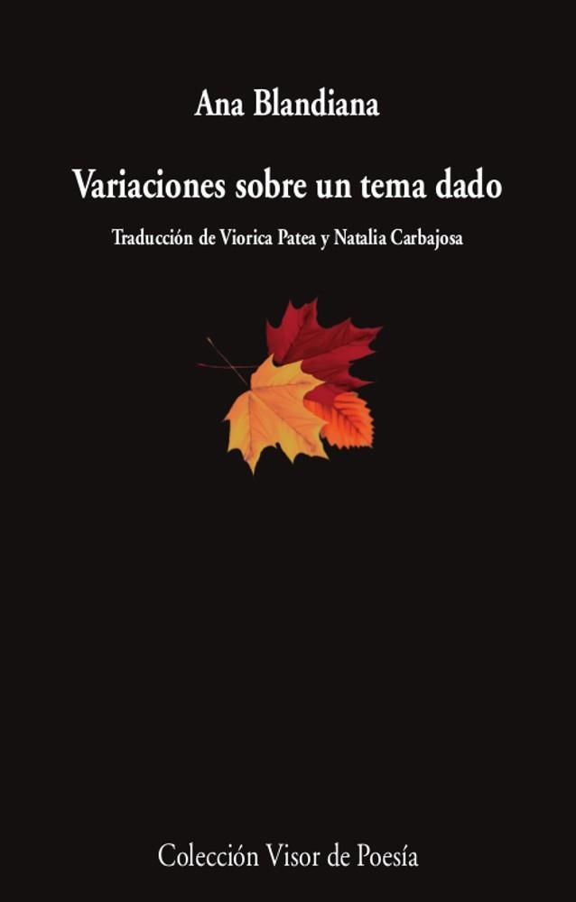 VARIACIONES SOBRE UN TEMA DADO | 9788498954333 | BLANDIANA, ANA | Llibreria La Gralla | Librería online de Granollers