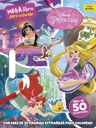 PRINCESAS. MEGALIBRO PARA COLOREAR 2 | 9788418335068 | DISNEY | Llibreria La Gralla | Librería online de Granollers
