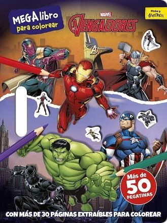 LOS VENGADORES. MEGALIBRO PARA COLOREAR | 9788416914890 | MARVEL | Llibreria La Gralla | Librería online de Granollers