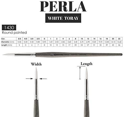 PINZELL PERLA RODO TORAY BLANC ESCODA 2/0 | 8426296430215 | 214302/ 00 | Llibreria La Gralla | Llibreria online de Granollers