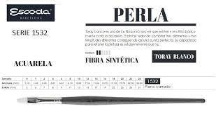 PINZELL PERLA PLA CARRAT TORAY BLANC ESCODA 2 | 8426296532025 | 215320200 | Llibreria La Gralla | Llibreria online de Granollers