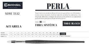 PINZELL PERLA PLA CARRAT TORAY BLANC ESCODA 12 | 8426296532124 | 215321200 | Llibreria La Gralla | Llibreria online de Granollers