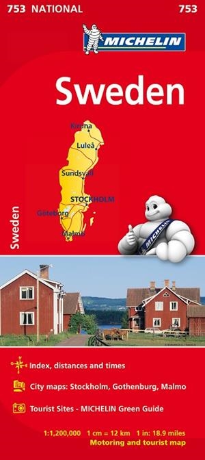 MAPA NATIONAL SUECIA MICHELIN 2019 | 9782067172852 | VARIOS AUTORES | Llibreria La Gralla | Librería online de Granollers