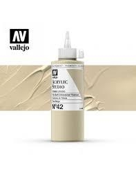 ACRÍLIC STUDIO VALLEJO 200ML 42-BLANC TITANI CRU | 8429551220422 | 22042 | Llibreria La Gralla | Llibreria online de Granollers